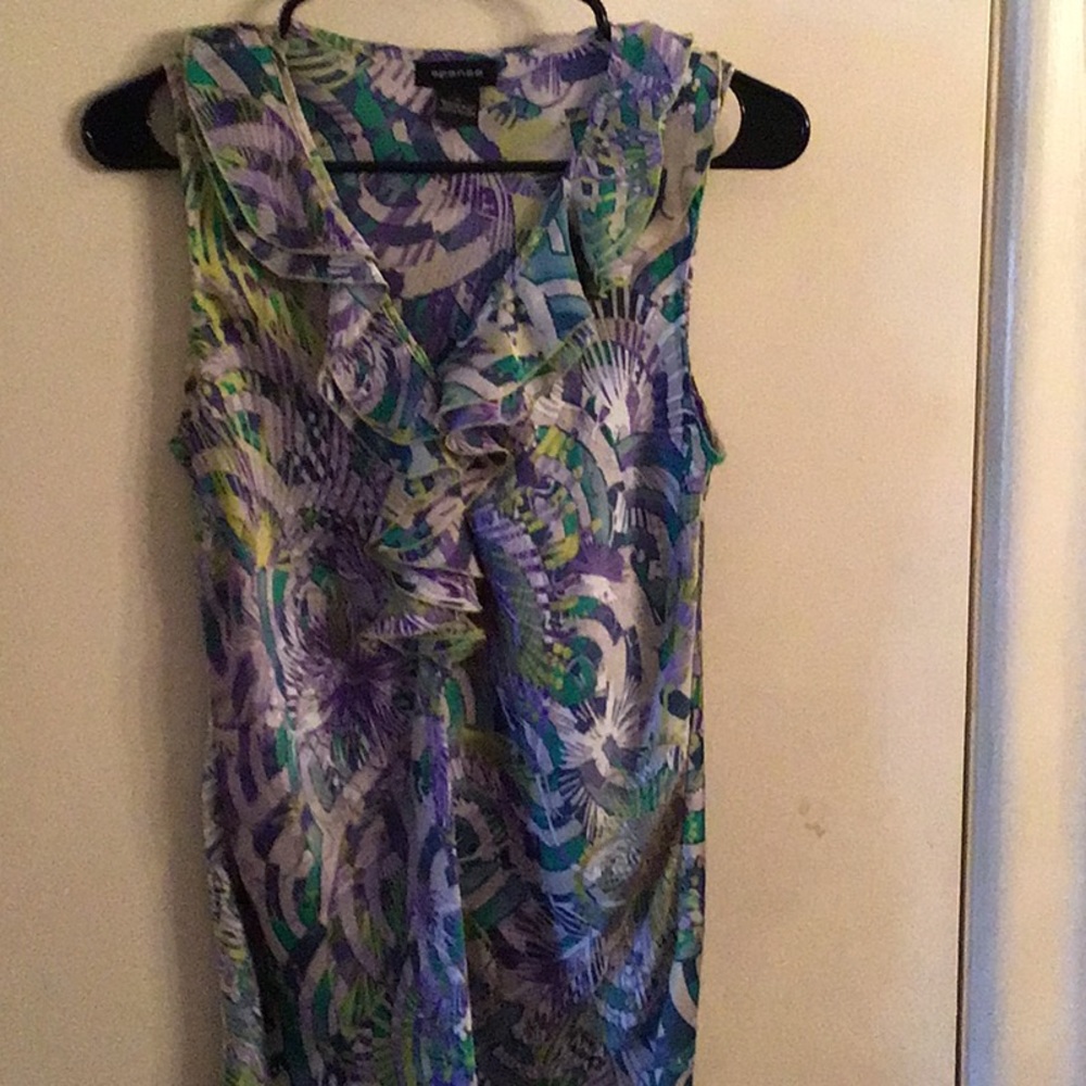 SPENCE RUFFLE TOP,
